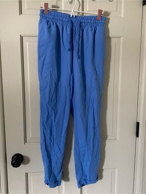 Blue Women’s Drawstring Jogger Pants